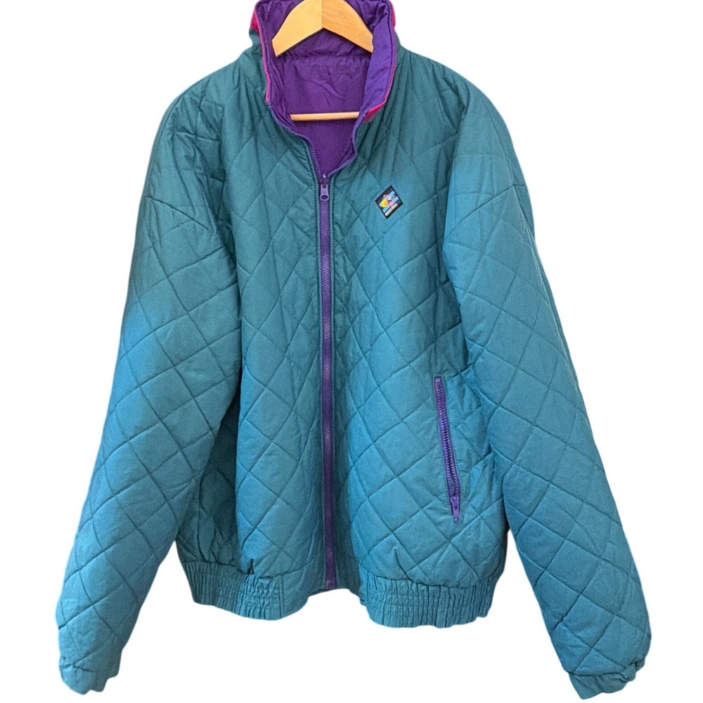 Vintage Woolrich Summit Gear Reversible Jacket Gorpcore Retro 90s Colorblock